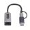 Tarjeta de Red StarTech.com USB Tipo C a RJ45 2.5GbE 5000Mbit/s Conversor USB-A NBASE-T Gris
