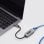 Placa de Rede StarTech USB-C 2.5G Ethernet Gigabit Realtek RTL8156BG Cinza