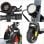 Patinete eléctrico iENYRID 45 km/h 32 km de autonomía 800 W con frenos de disco dobles y luces LED