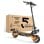 Patinete eléctrico ZWheel ZCougar Plus 25 km/h 70 km de autonomía 1600 W suspensión DUO SHOCK luces LED Bluetooth