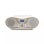 Radio Wecker Beige FM Analog Dual Alarm Sleep-Timer LED Anzeige 230 V AC Plastik