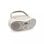 Radio Wecker Beige FM Analog Dual Alarm Sleep-Timer LED Anzeige 230 V AC Plastik