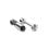 Frullatore a immersione 1500W 0.8lt Nero/Argento funzione turbo e tritaghiaccio
