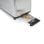 Tostadora Princess 142405 1000W acero inoxidable ranura larga 2 rebanadas funciones extra seguridad