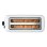 Taurus MyToast Duplo Cool broodrooster 2 lange brede sleuven 1450W 6 bruiningsstanden Wit/Zwart