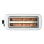 Tostadora Taurus MyToast Duplo Cool 1450W 2 ranuras extra largas y anchas Blanco/Negro