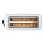 Taurus MyToast Duplo Cool broodrooster 2 lange brede sleuven 1450W 6 bruiningsstanden Wit/Zwart