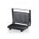 Sandwichera Flama 4960FL 750 W Negra Plástico 2 bocadillos Antiadherente
