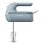 Batidora de mano Kenwood HMP40.000GY 350 W Azul 5 velocidades Acero inoxidable