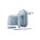 Batidora de mano Kenwood HMP40.000GY 350 W Azul 5 velocidades Acero inoxidable