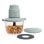 Zerkleinerer Moulinex DJ603110 1L 500W 2 Geschwindigkeiten Glasbehälter Edelstahlklingen Turbo
