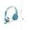 Auriculares Pantone PT-WDH002GY2220 inalámbricos y con cable, Bluetooth 5.0, Cancelación de Ruido, Office, color aguamarina