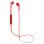 Auriculares Nevir NVR-961BE inalámbricos Bluetooth con micrófono y control digital rojos