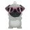Powerbank Celly PBDOG 2600 mAh Forma Cane USB-C/USB-A Grigio Compatto Portatile