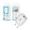 Cargador rápido Apple 25W Blanco USB A y USB C Protección múltiple