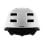 Casco Blanco M Unisex PC+EPS impermeable ajuste 360° para patinete y bici