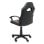 Silla gaming juvenil Mohedas negra y roja con respaldo y asiento acolchados, altura regulable y base giratoria