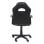Silla gaming juvenil Mohedas negra y roja con respaldo y asiento acolchados, altura regulable y base giratoria