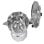 Cafetera Italiana Aluminio 3 tazas Plateado interior anti oxido facil limpieza