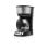 Macchina da caffè a filtro 0,75 L 600 W 7 tazze Timer Goccia Antigoccia Nero Acciaio