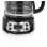 Macchina da caffè a filtro 0,75 L 600 W 7 tazze Timer Goccia Antigoccia Nero Acciaio