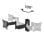 Soporte de pared Hama 00220825 TV 10-26" 25 kg VESA 100x100 articulado negro