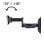 Soporte de pared Hama 00220825 TV 10-26" 25 kg VESA 100x100 articulado negro