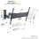 Soporte TV Full Motion+ Vogels 1643 hasta 77" 35 kg 600x400 negro pared