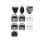 Cortapelos BaByliss MT727E Titanio Inalámbrico 0,5-8 mm Todo en Uno Negro Plata Accesorios