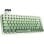 Tastatur kabellos AJAZZ AK820 308i QWERTZ kompakt Bluetooth grün ergonomisch
