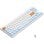 Tastatur mechanisch AJAZZ AKL680 68 Tasten Layout DE Dual-Modus ultradünn Weiß