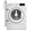 Máquina de lavar roupa Beko B3WBT48435WB de 8 kg com carregamento frontal, 1400 rpm, classe A, branca, de encastrar, com vapor e doseador automático