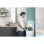 Lave-linge Candy TCA063D3-S 6 kg, chargement par le haut, 1 000 tr/min, classe C, blanc, Wi-Fi, Quick&Clean