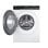 Lavadora Haier HW100-BP14939 10 kg Carga Frontal 1400 rpm A Blanca Vapor Refresh Inverter ABT