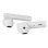 Auriculares Denver TWS-62 inalámbricos Bluetooth para llamadas y música con micrófono integrados blancos