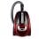 Aspirateur traîneau Nilfisk Meteor Deluxe 800 W, filtre HEPA 13, sans sac, rouge