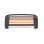 Aquecedor de quartzo preto Taurus PR-2 Slim 1200W, 2 intensidades, antiderrapante, mesa/chão