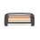 Aquecedor de quartzo preto Taurus PR-2 Slim 1200W, 2 intensidades, antiderrapante, mesa/chão