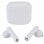 Auriculares Innova AUR25 inalámbricos Bluetooth True Wireless para deporte con micrófono blancos