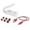 Auriculares Hama Spirit Pocket inalámbricos True Wireless Bluetooth para llamadas y música blancos