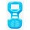 Walkie Talkie Denver WTK-441 8 canales 2000 m FRS AAA Clip Cinturón Niños Pack 2