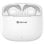 Auriculares Denver TWE-48W inalámbricos True Wireless Bluetooth para llamadas y música blancos