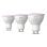 Lâmpada inteligente Philips Hue White and Color ambiance GU10 4,2W Bluetooth/Zigbee pacote 3