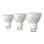 Lâmpada inteligente Philips Hue White and Color ambiance GU10 4,2W Bluetooth/Zigbee pacote 3
