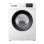 Máquina de Lavar Roupa [Marca] [Modelo] 7kg Carregamento Frontal 1400rpm A Branco Porta Preta Inverter Display Pausa+Carga