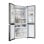 Frigorífico Haier Multipuerta No Frost 181 cm 467L E Inox oscuro 4 puertas Air Surround