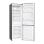 Frigorífico Combi No Frost 186 cm 293L D Inox Inverter LED Puertas reversibles