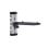 Soporte AXIL AC0538E LunixPro-DVD negro altura regulable gestión cables 10 kg