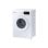 Máquina de lavar roupa Samsung WW70FG3M05TWEC 7 kg, carregamento frontal, 1400 rpm, classe A, branca, digital, inversor, WiFi, vapor