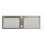 Campana extractora Cata Armonia 45 X Canalizado/Recirculación 47 cm Inox LED 4 velocidades